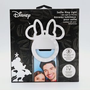 DISNEY | Minnie Mouse clip-on rechargeable LED selfie ring light